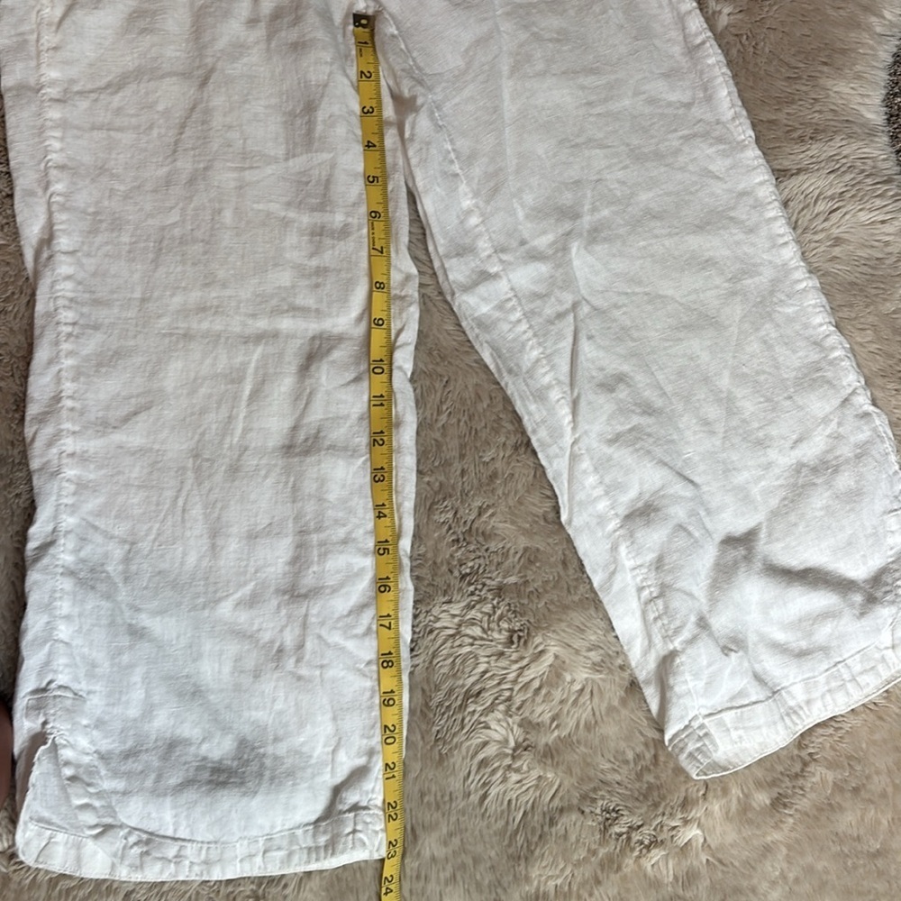 Christian Siriano 100% Linen Pull On Pants - Picture 4 of 6